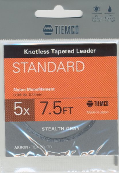 95円 数量限定!特売 TIEMCO リーダースタンダード 7.5FT 5X ループツキ 95円 数量限定!特売 TIEMCO リーダースタンダード 7.5FT 5X ループツキ
