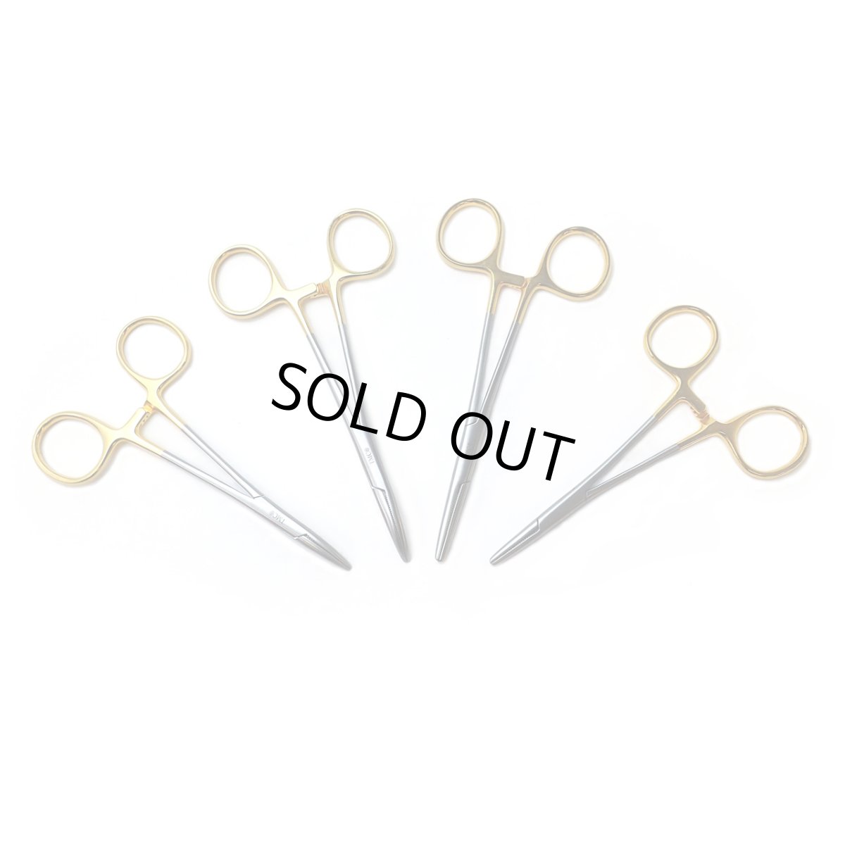 画像4: TMCフォーセップ 4.5インチ ストレート ゴールド (4)