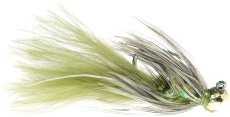 画像1: ジグラゲ　グレーオリーブ　GoFly 純国産 管理釣り場  爆釣フェザージグ　GoFly Custom Fly　Premium Trout(プレミアムトラウト) (1)