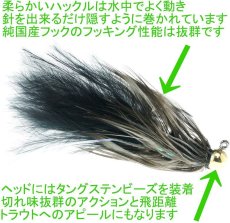 画像3: ジグラゲ タン　GoFly 純国産 管理釣り場  爆釣フェザージグ　GoFly Custom Fly　Premium Trout(プレミアムトラウト) (3)