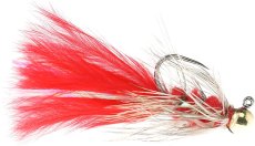 画像1: ゴージャス ホットレッド　爆釣フェザージグ　Feather&Fly フェザーアンドフライ　 (1)