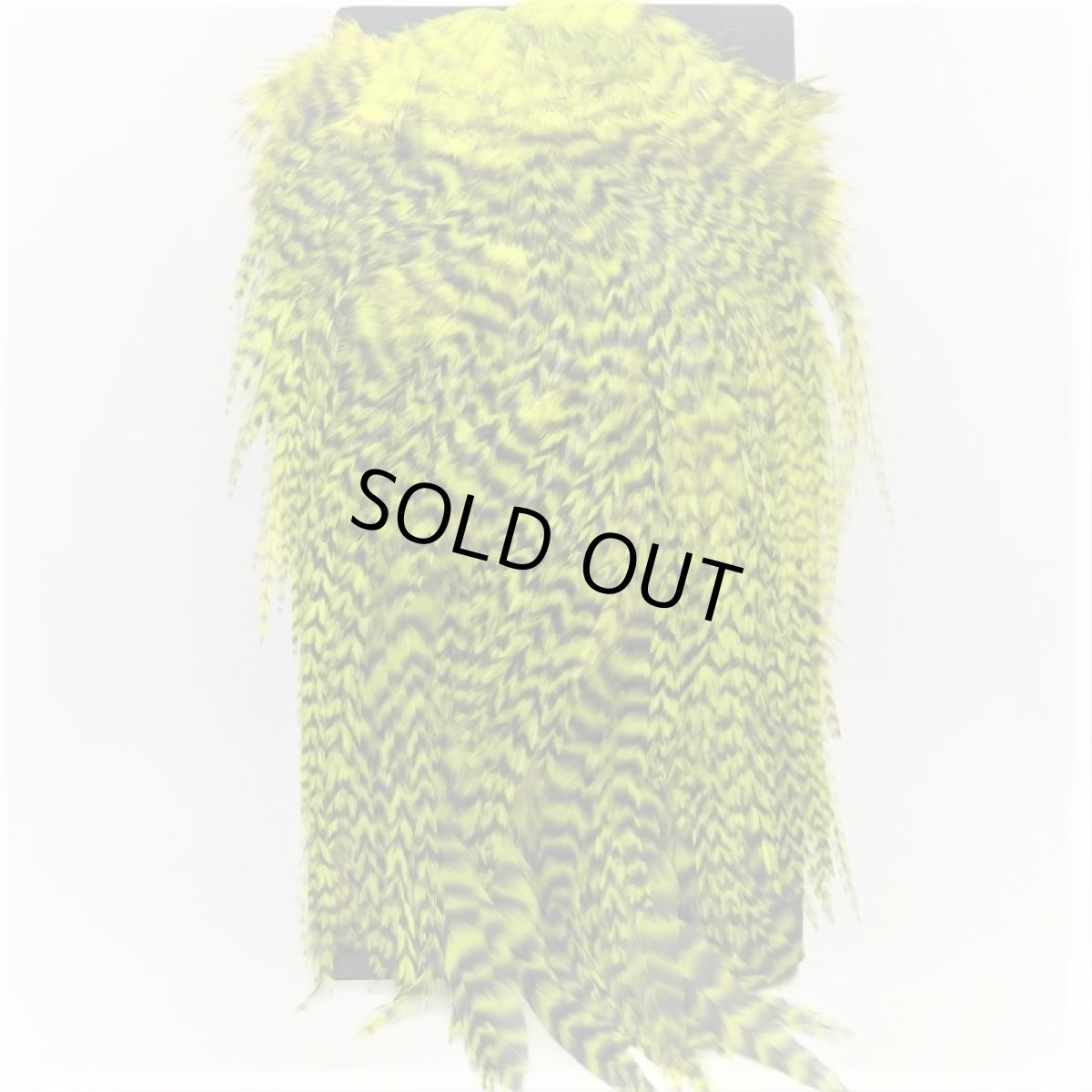 画像2: Freshwater Rooster Saddle Grizzly フューチャーフライ  (2)