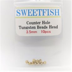 画像1: Counter Hole Tungsten Beads Head　スイートフィッシュ (1)