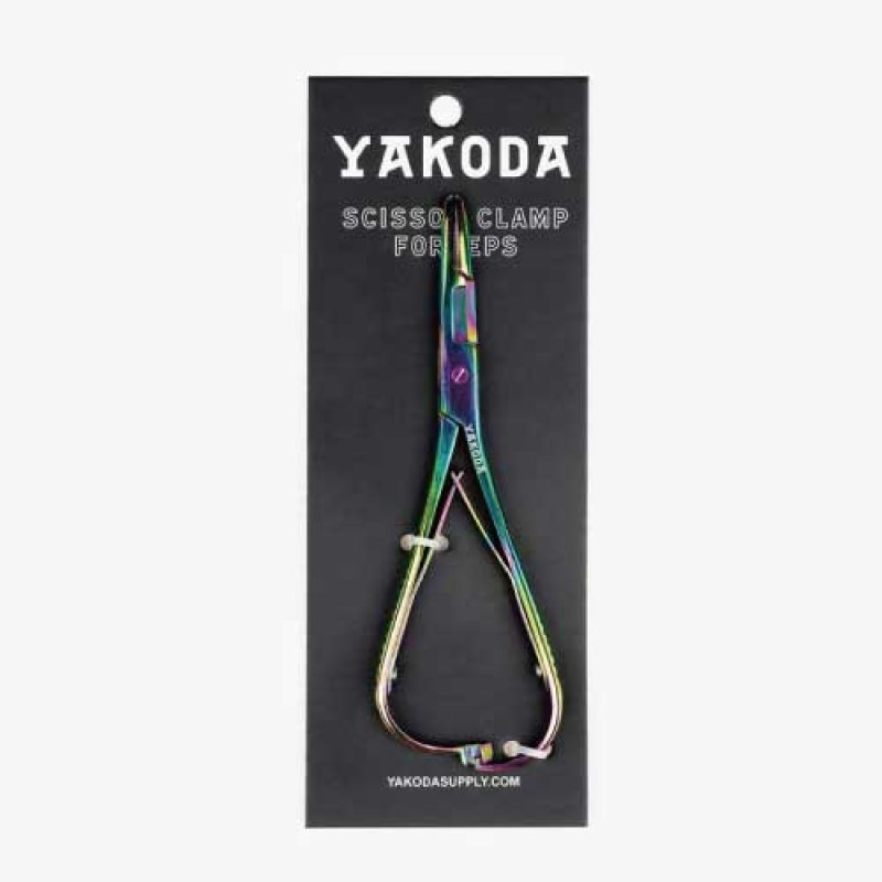YAKODA Supply Titanium-Finished Scissor Clamp Forceps ヤコダ 鱒夢