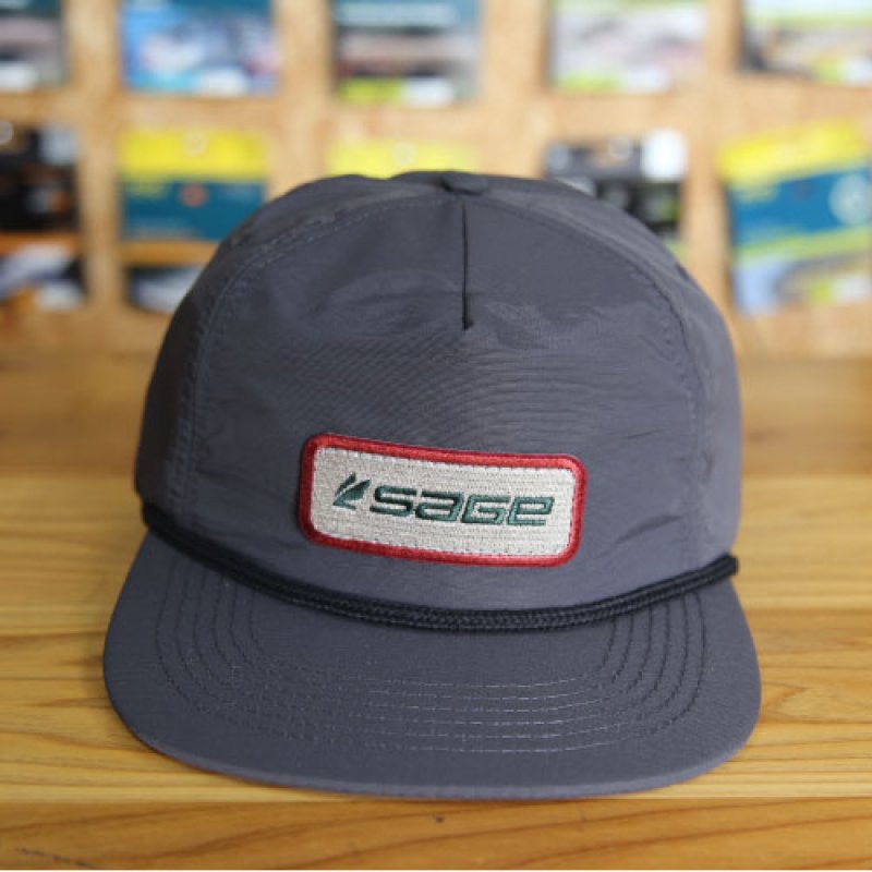 Nylon Guide Hat - Charcoal SAGE セージ - 鱒夢