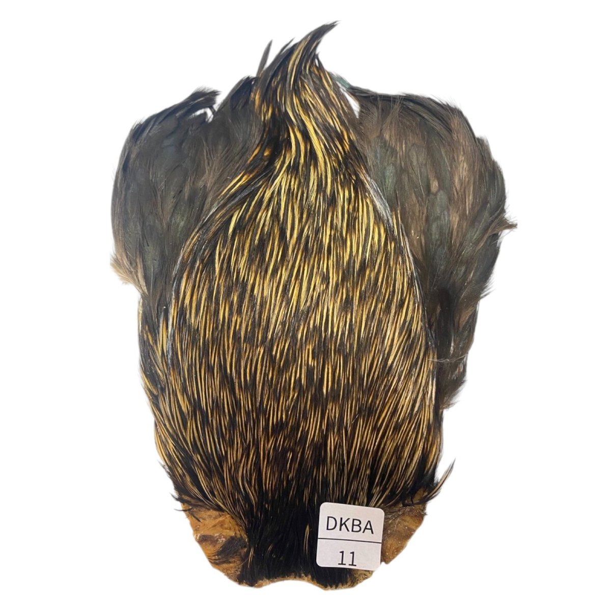 画像1: インドコックケープ India Cock Neck Cape　　ダークバジャー　NO11 (1)