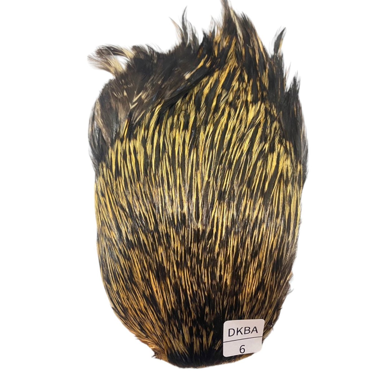 画像1: インドコックケープ India Cock Neck Cape　　ダークバジャー　NO06 (1)