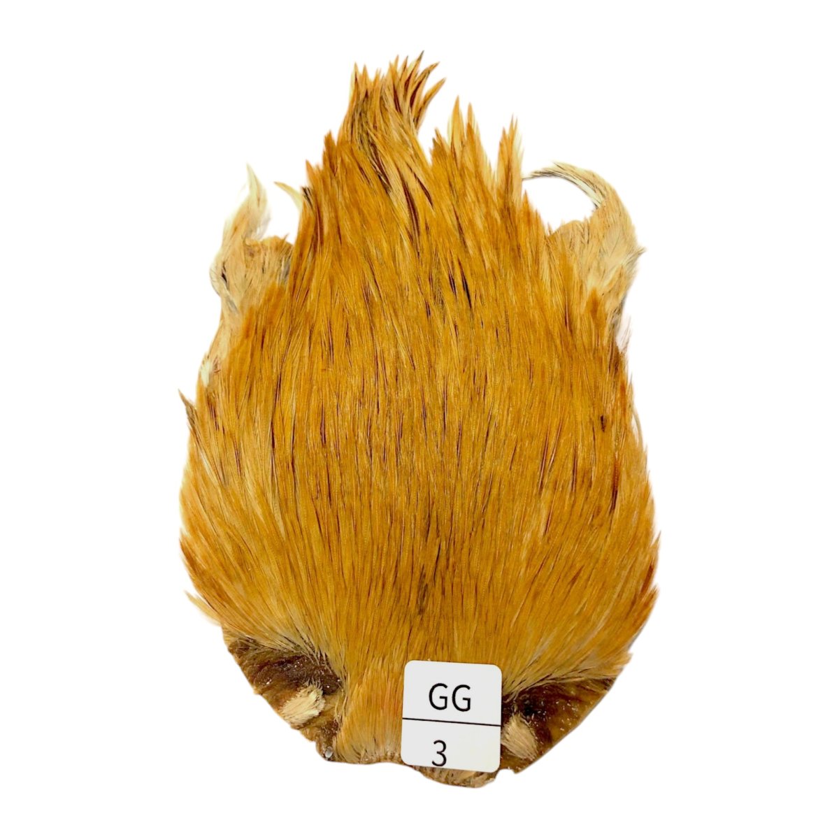 画像1: インドコックケープ India Cock Neck Cape　　ジンジャー　NO03 (1)