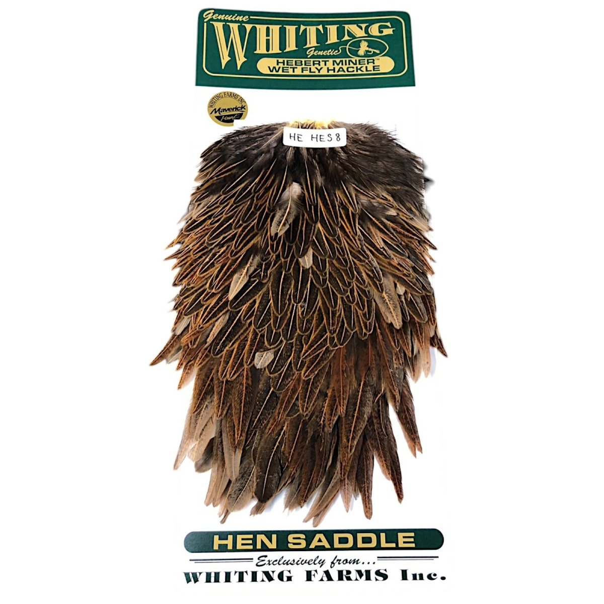 画像1: WHITING　Hebart　Hen　Saddle　ヘンサドル　ワイルドタイプブラウン　HES8　ホワイティング　 (1)
