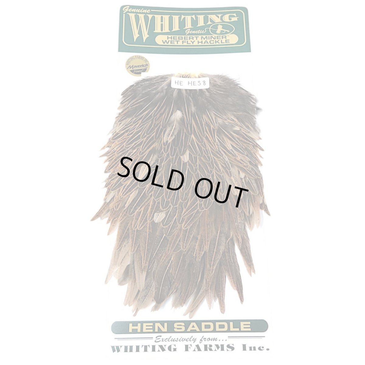 画像1: WHITING　Hebart　Hen　Saddle　ヘンサドル　ワイルドタイプブラウン　HES8　ホワイティング　 (1)