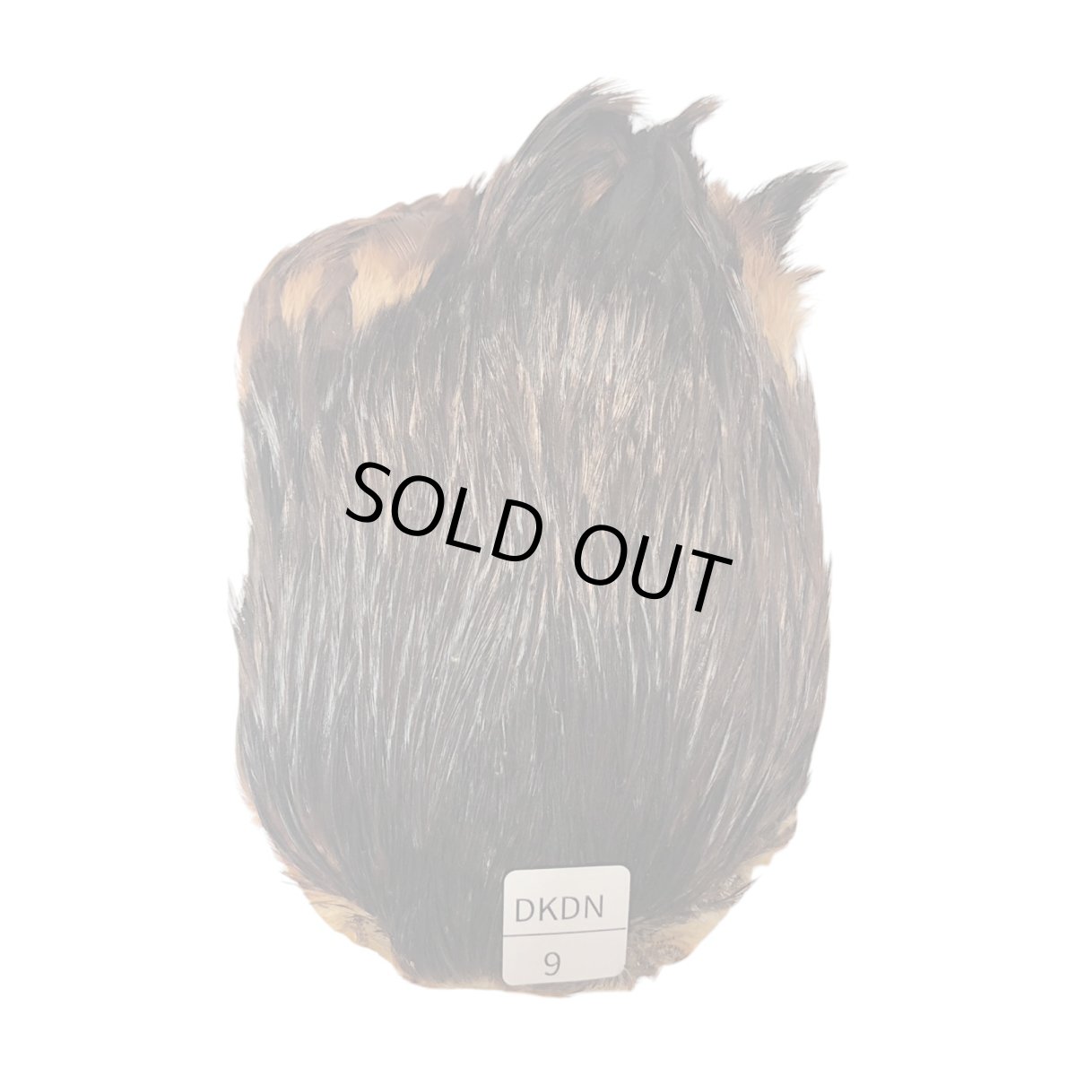 画像1: インドコックケープ India Cock Neck Cape　ブラウンダン　NO9 (1)