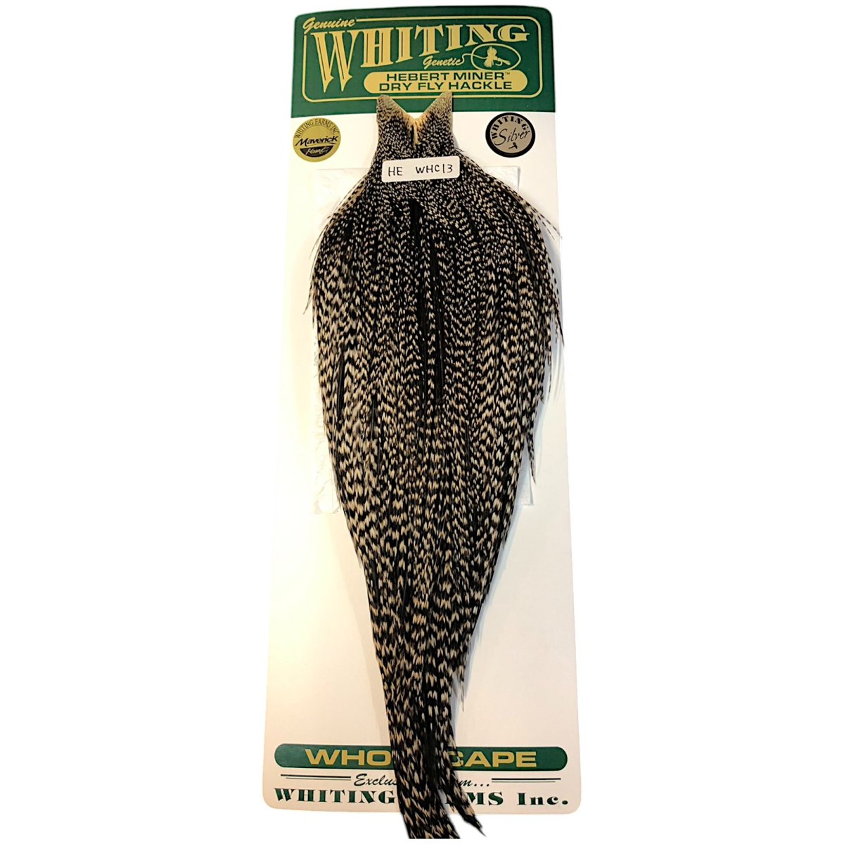 画像1: WHITING　Hebart　Rooster  Cape　ルースターケープ　グリズリーバリアント　Silver Grade 　WHC13　ホワイティング　 (1)