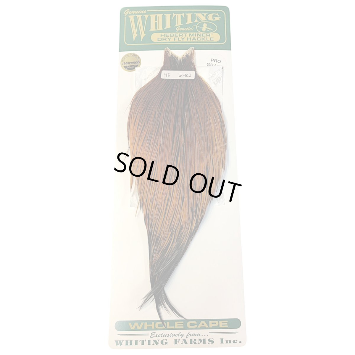 画像1: WHITING　Hebart　Rooster  Cape　ルースターケープ　ファーネス　Pro Grade 　WHC2　ホワイティング　 (1)