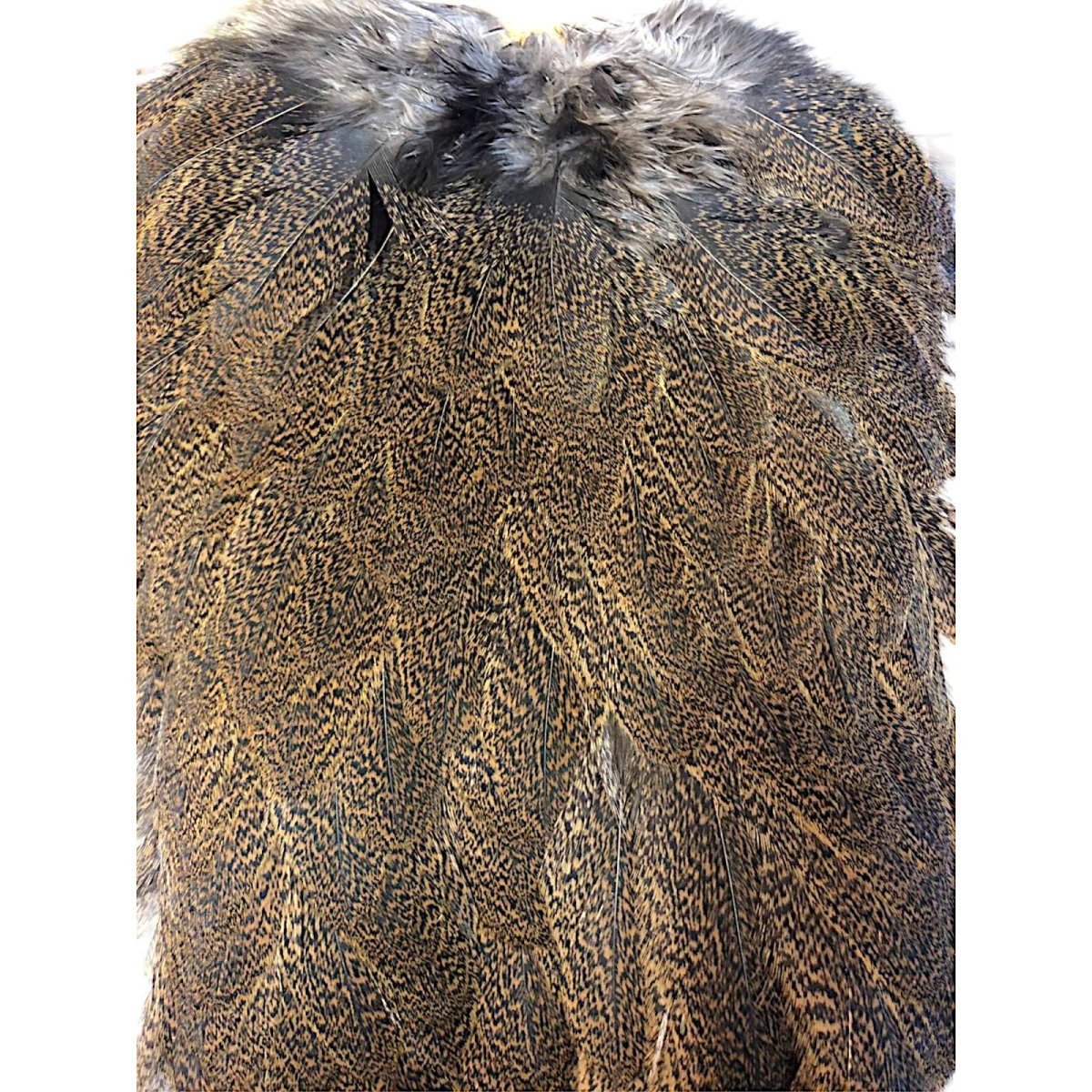 画像2: WHITING Coq de Leon Hen Saddle ヘンサドル ジンジャースペックルド HS4 ホワイティング  (2)