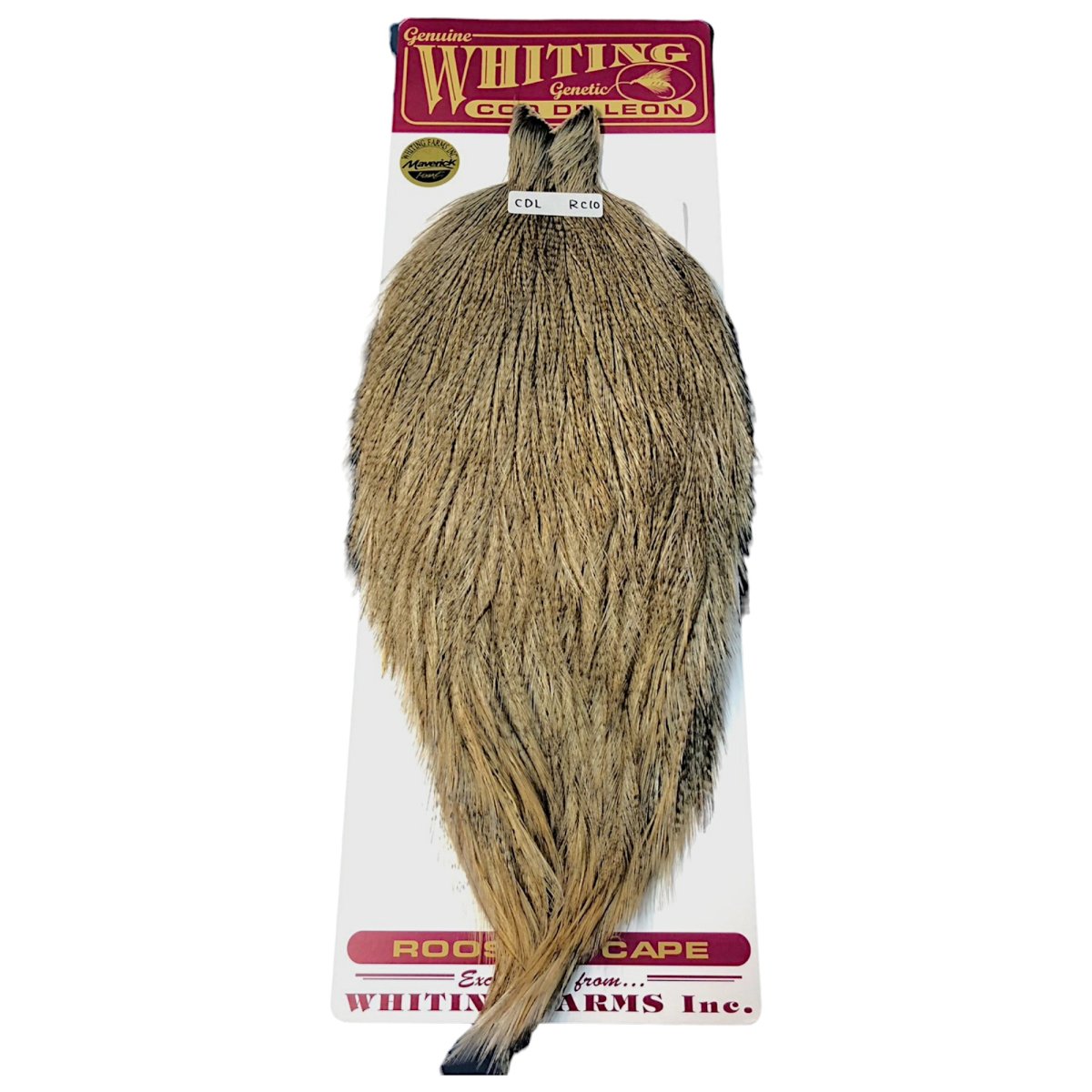 画像1: WHITING　Coq de Leon　Rooster Cape　ルースターケープ　ライトパルド　RC10　ホワイティング　 (1)