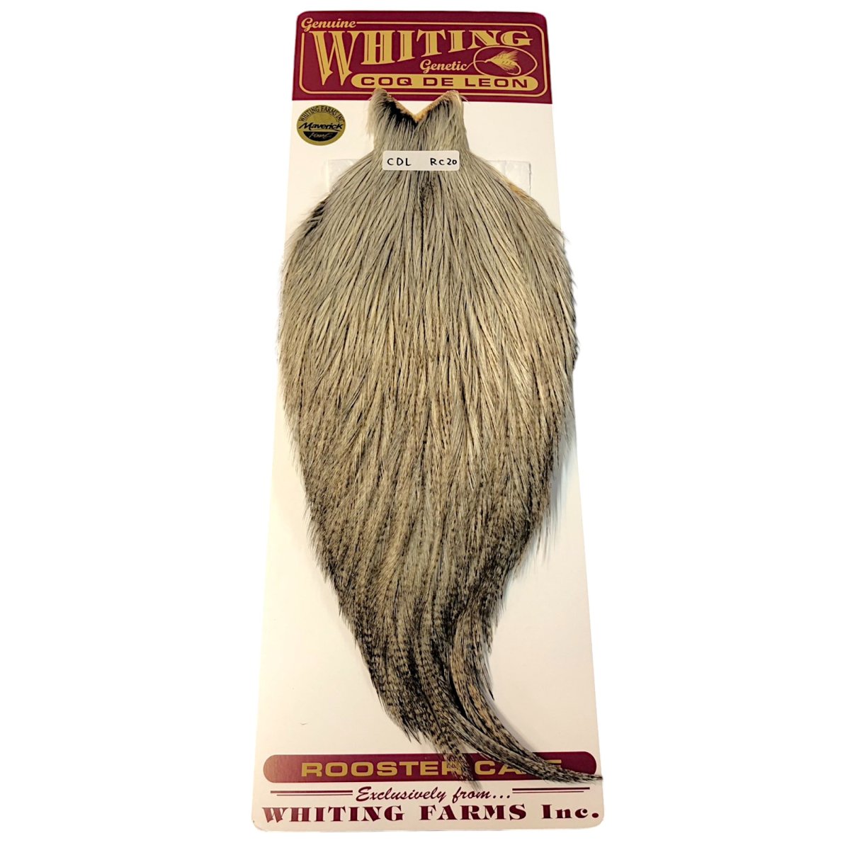 画像1: WHITING　Coq de Leon　Rooster Cape　ルースターケープ　クリームバジャー　RC20　ホワイティング　 (1)