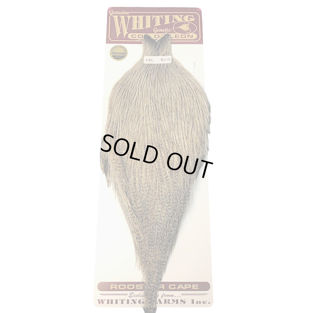 画像1: WHITING　Coq de Leon　Rooster Cape　ルースターケープ　ライトパルド　RC11　ホワイティング　 (1)