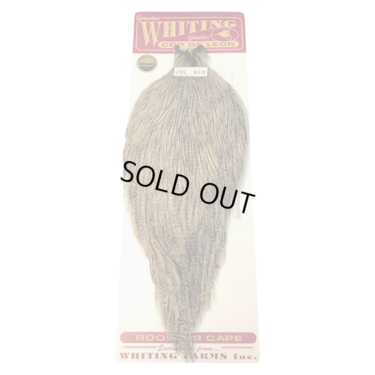 画像1: WHITING　Coq de Leon　Rooster Cape　ルースターケープ　ライトパルド　RC12　ホワイティング　 (1)