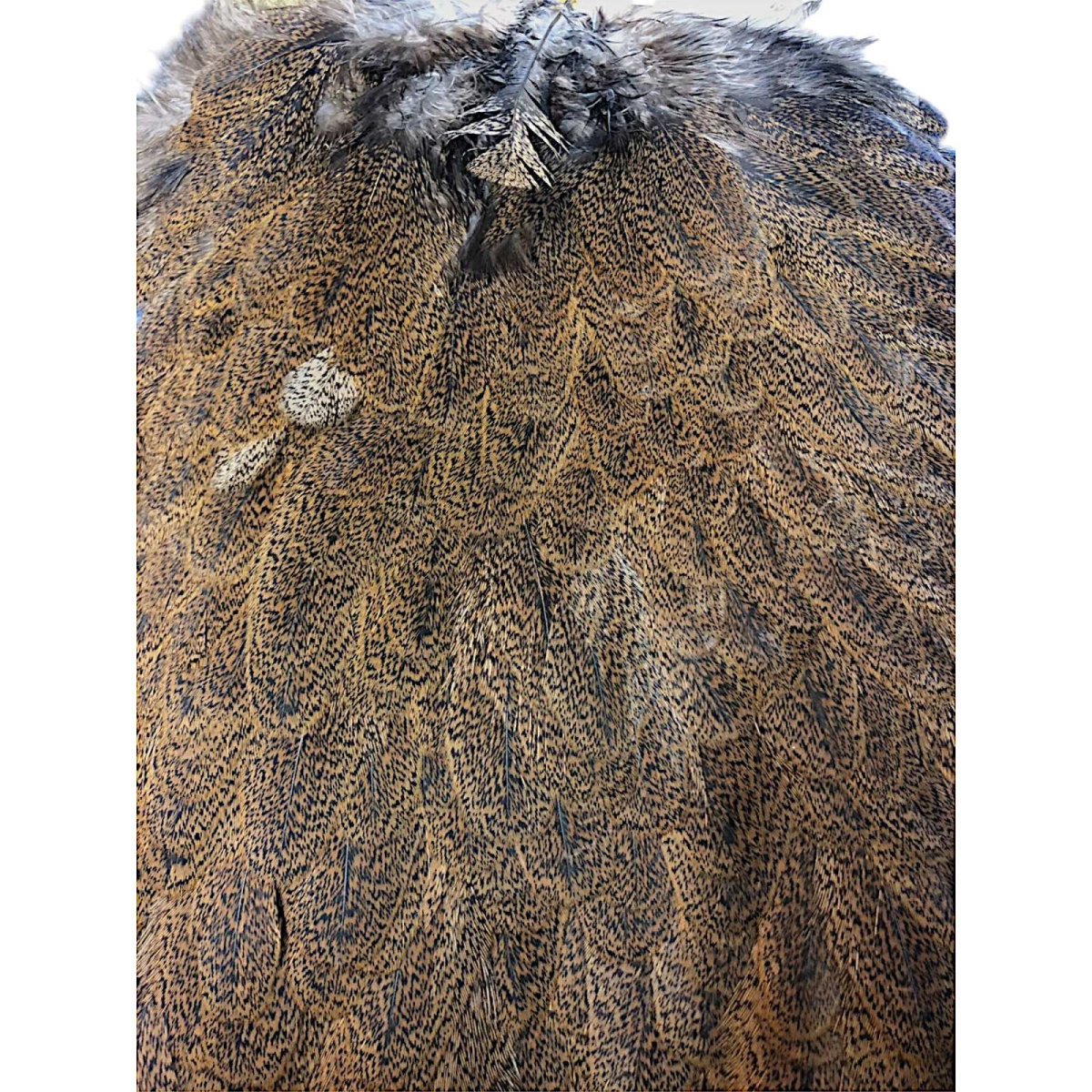 画像2: WHITING Coq de Leon Hen Saddle ヘンサドル ジンジャースペックルド HS2 ホワイティング  (2)