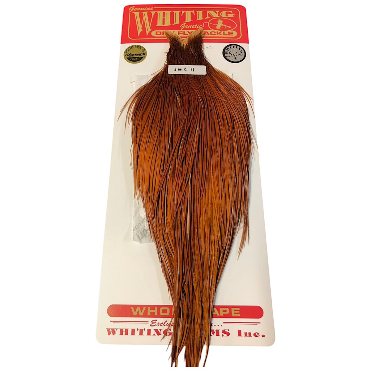 画像1: WHITING　Rooster Cape　ルースターケープ　ブラウン　Silver Grade 　SWC11　ホワイティング　 (1)