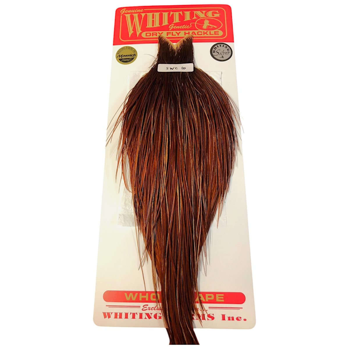 画像1: WHITING　Rooster Cape　ルースターケープ　ブラウン　Silver Grade 　SWC10　ホワイティング　 (1)