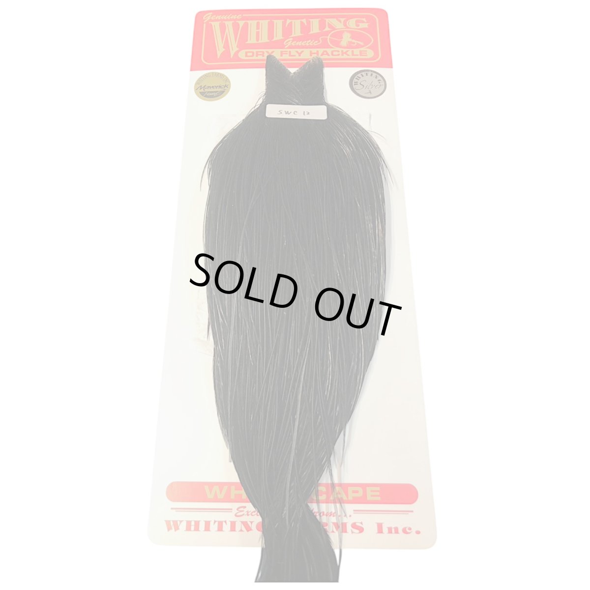画像1: WHITING　Rooster Cape　ルースターケープ　ブラック　Silver Grade 　SWC12　ホワイティング　 (1)