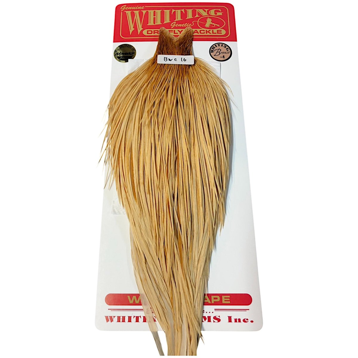 画像1: WHITING　Rooster Cape　ルースターケープ　ライトジンジャー　Bronze Grade 　BWC16　ホワイティング　 (1)