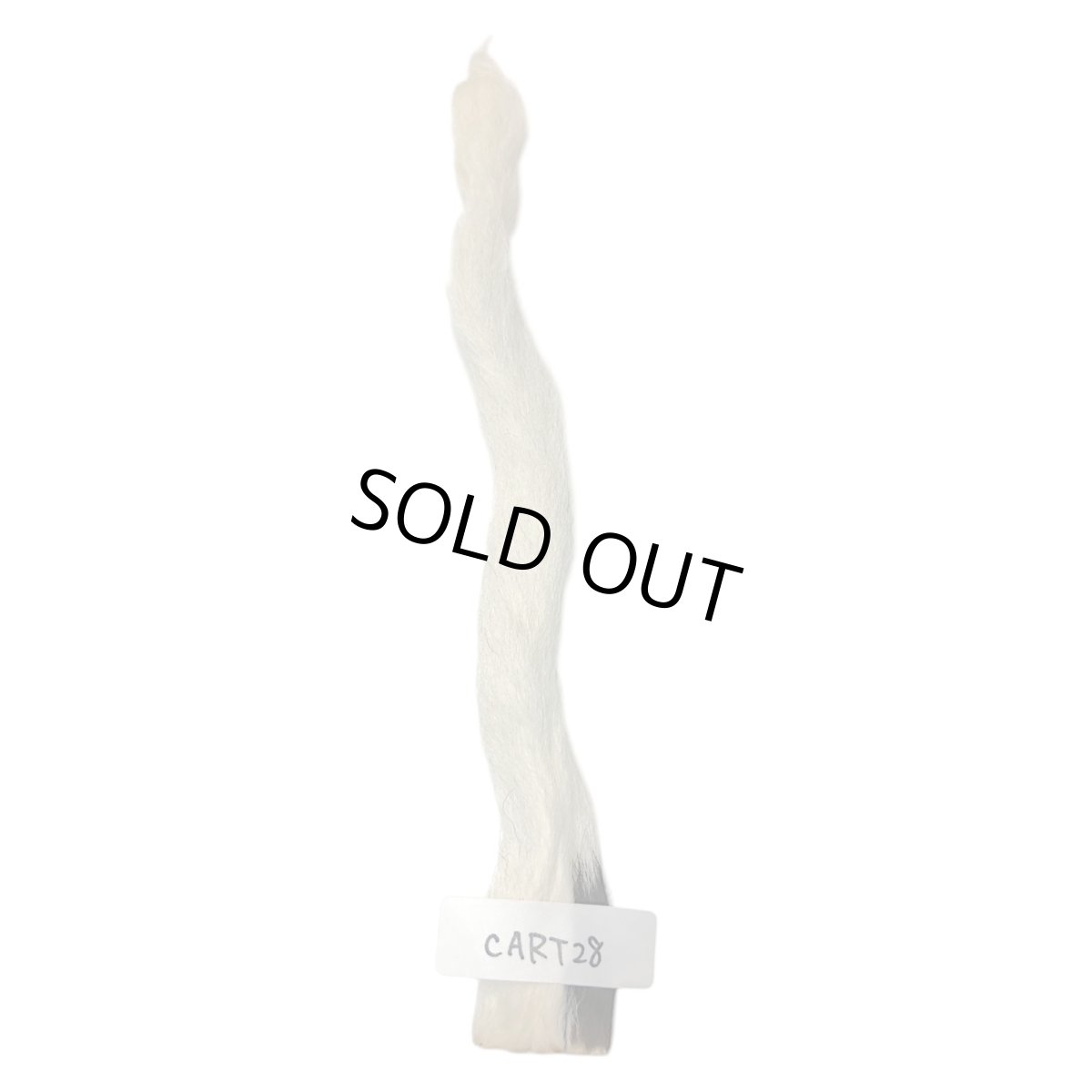 画像1: Calf Tail　カーフテール　ナチュラル　CART28　数量限定　希少マテリアル (1)