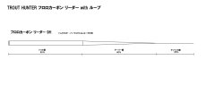 画像3: トラウトハンター　TROUTHUNTER　フロロカーボン　リーダー with Loop (3)