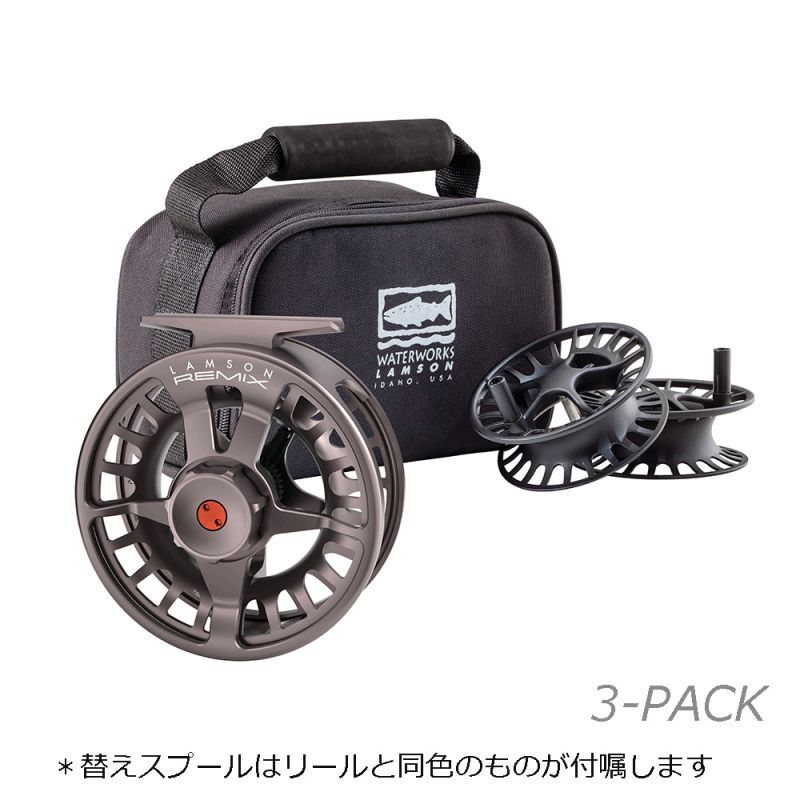 ラムソンリキッド9＋スプール　フライフィッシング　フライリール　フライロッド ラムソンリキッド 9＋ スプール3つ付 フライリール フライロッド
